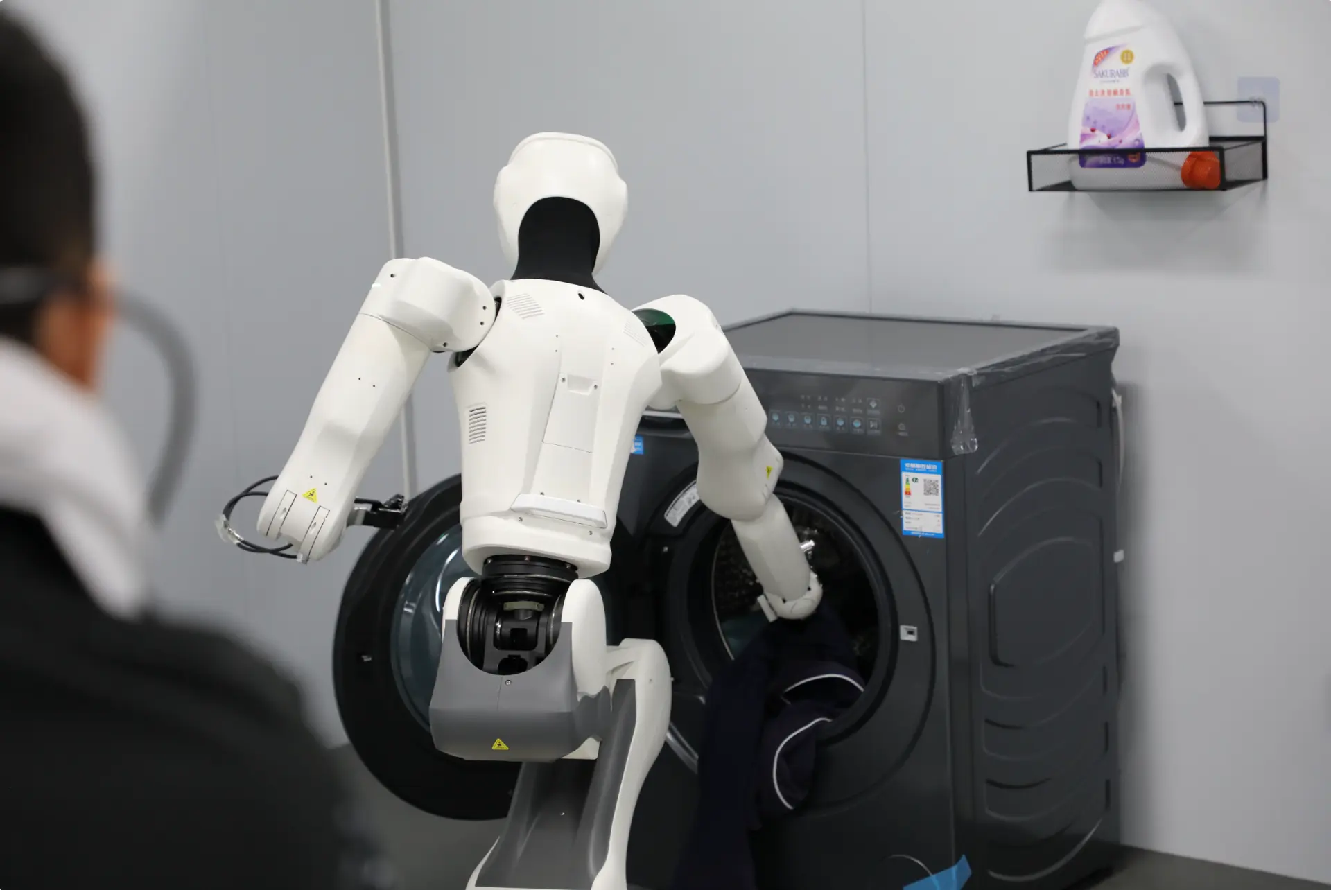 A humanoid robot learning a real-world human task